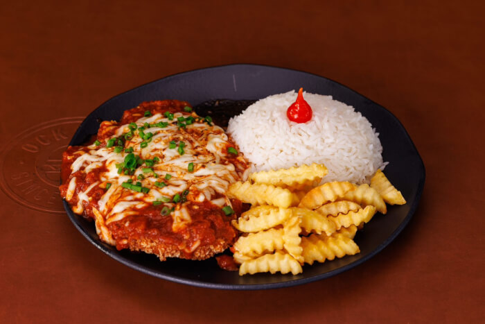 Filé à Parmegiana de Frango